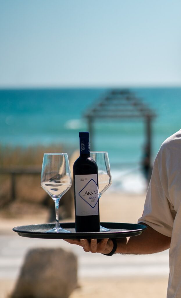 vino rioja arnaiz natura playa restaurante el palmar restaurante natura playa el palmar cadiz vinos
